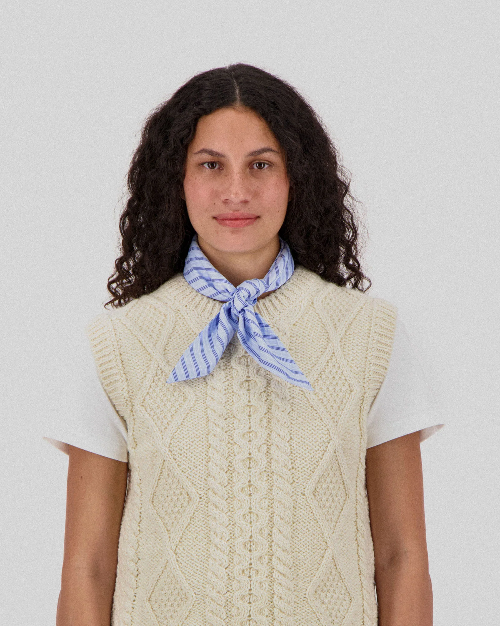 Bandana Lovers - Fine Stripes - Multi Blue - Image 2