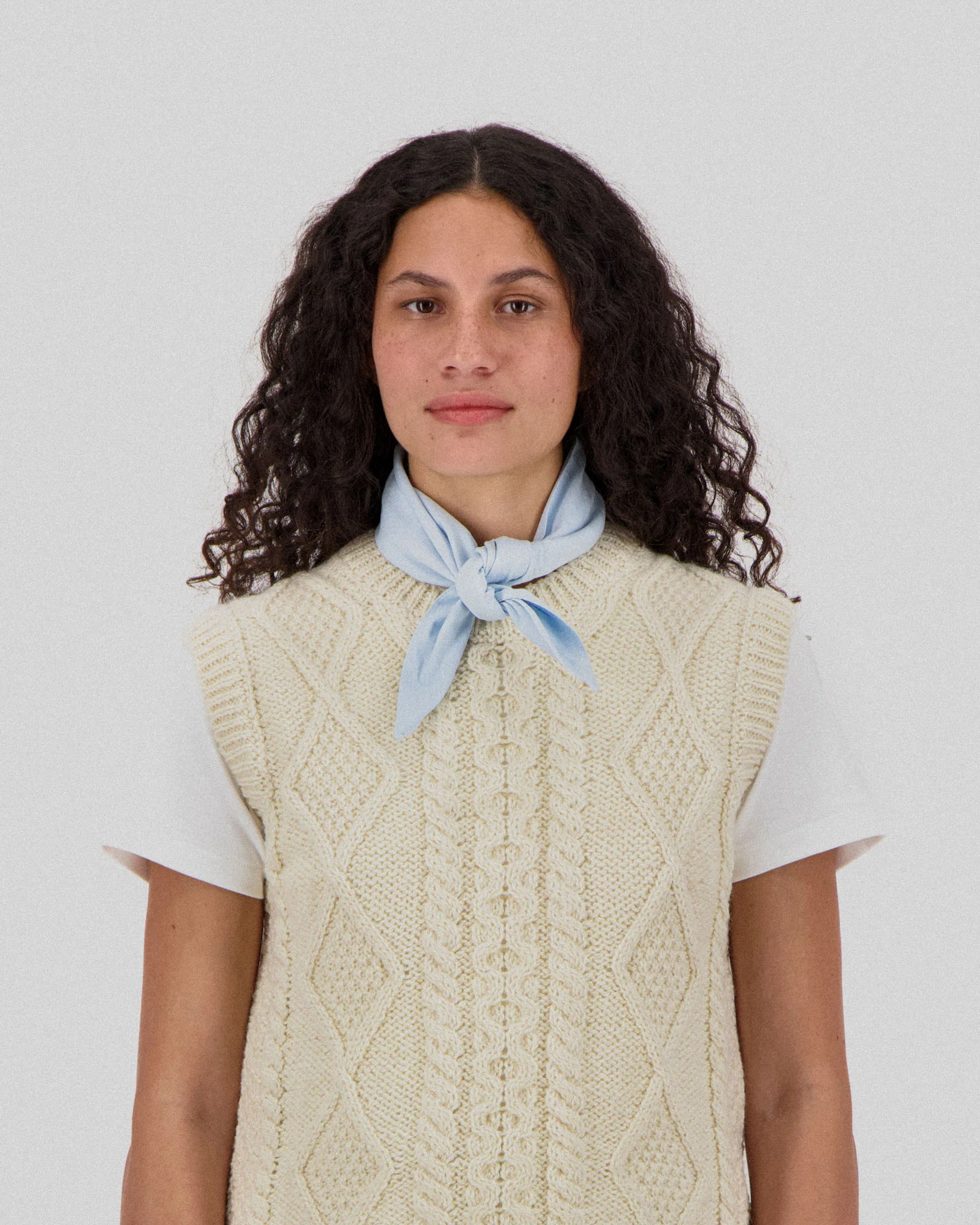 Bandana Lovers - Seersucker - Ice Blue - Image 2