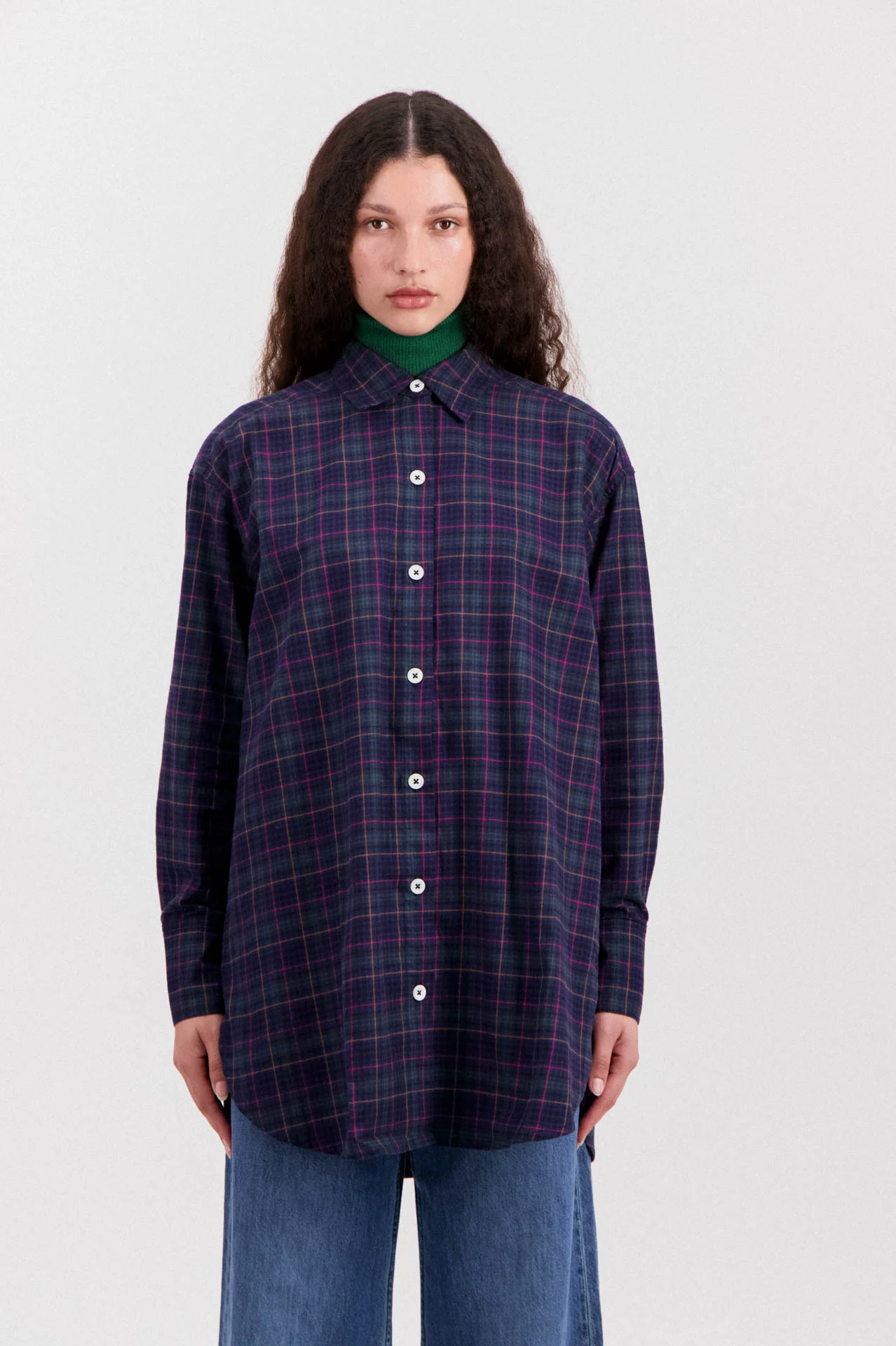 Big Lovely Shirt - Check - Tartan (Women) - Image 2