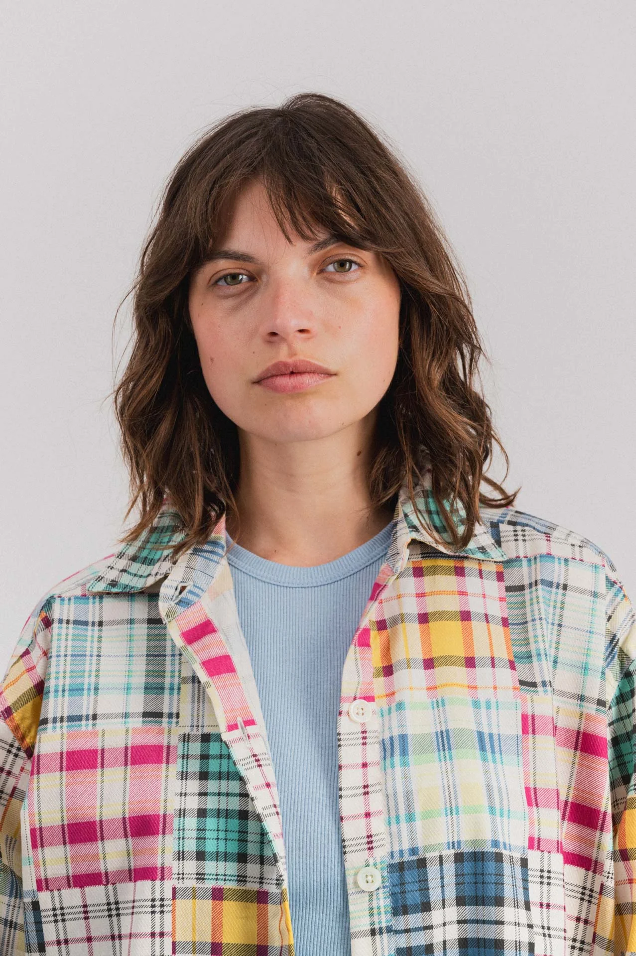Big Lovely Shirt - Fantasy - Astro Madras Mix (Women) - Image 2