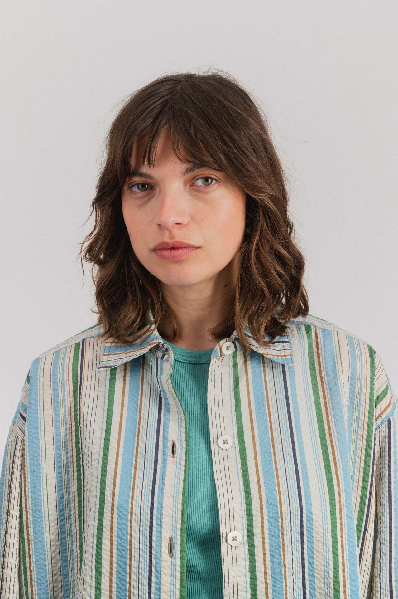 Big Lovely Shirt - Fantasy - Tropical Stripes (Women) - Image 5