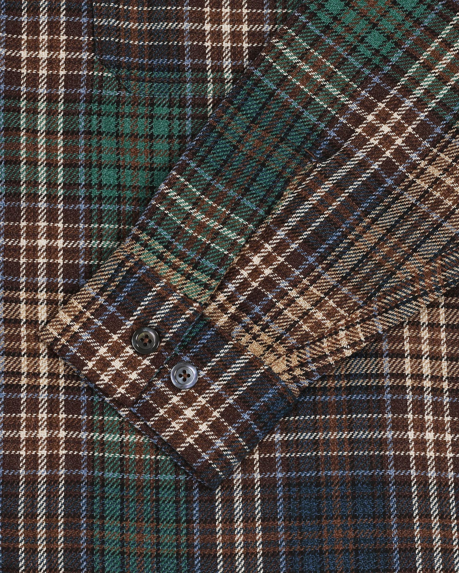 Boxy Freedom Shirt - Japanese Twill Check - Brown - Image 5