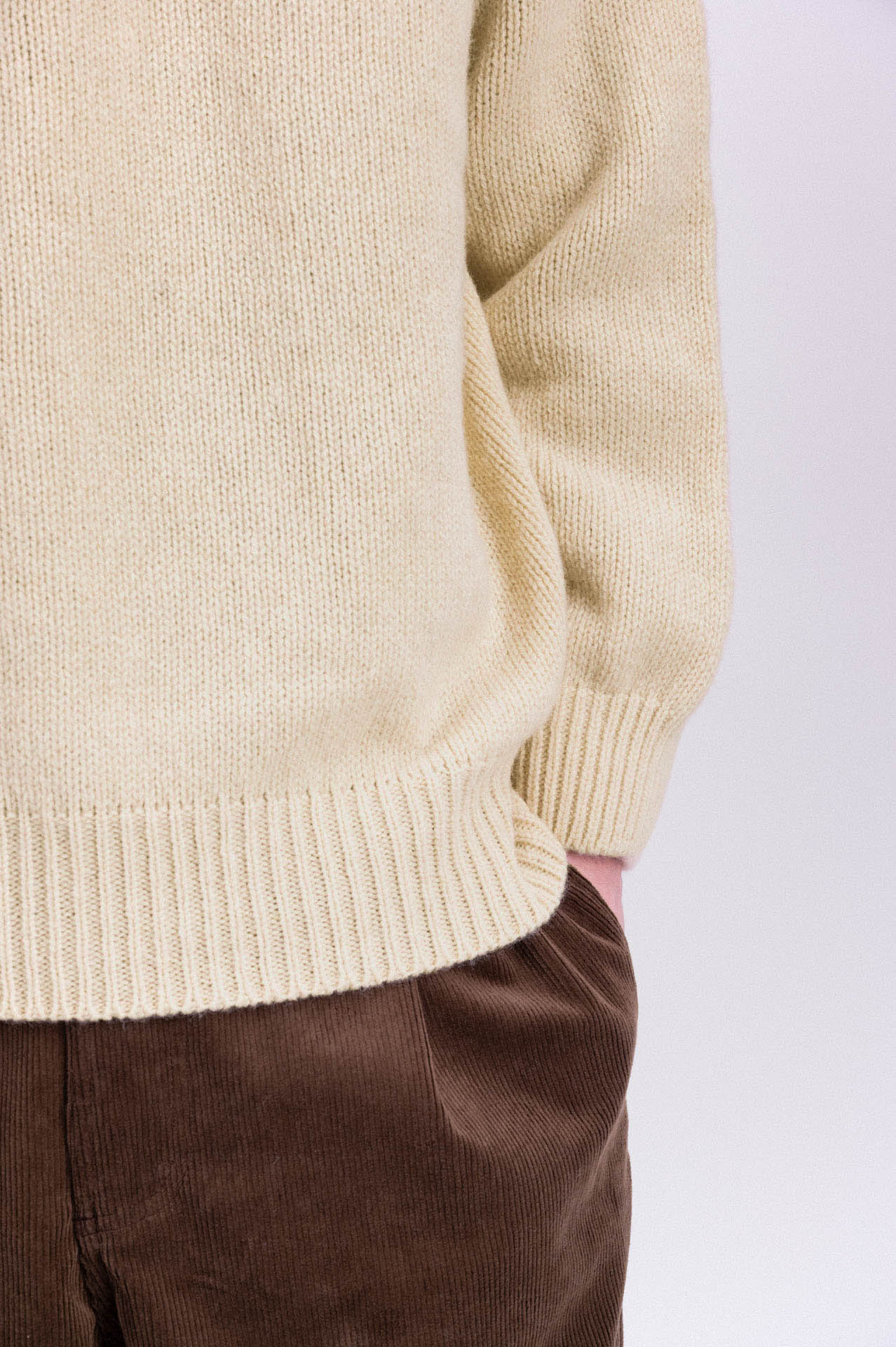 Boxy Space Knit - Almond - Image 3