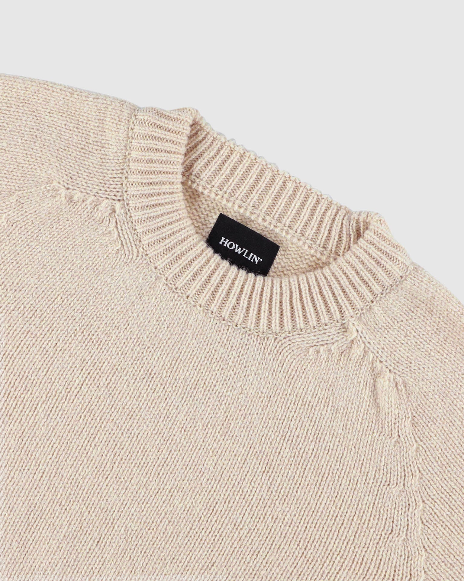 Boxy Space Knit - Almond - Image 4