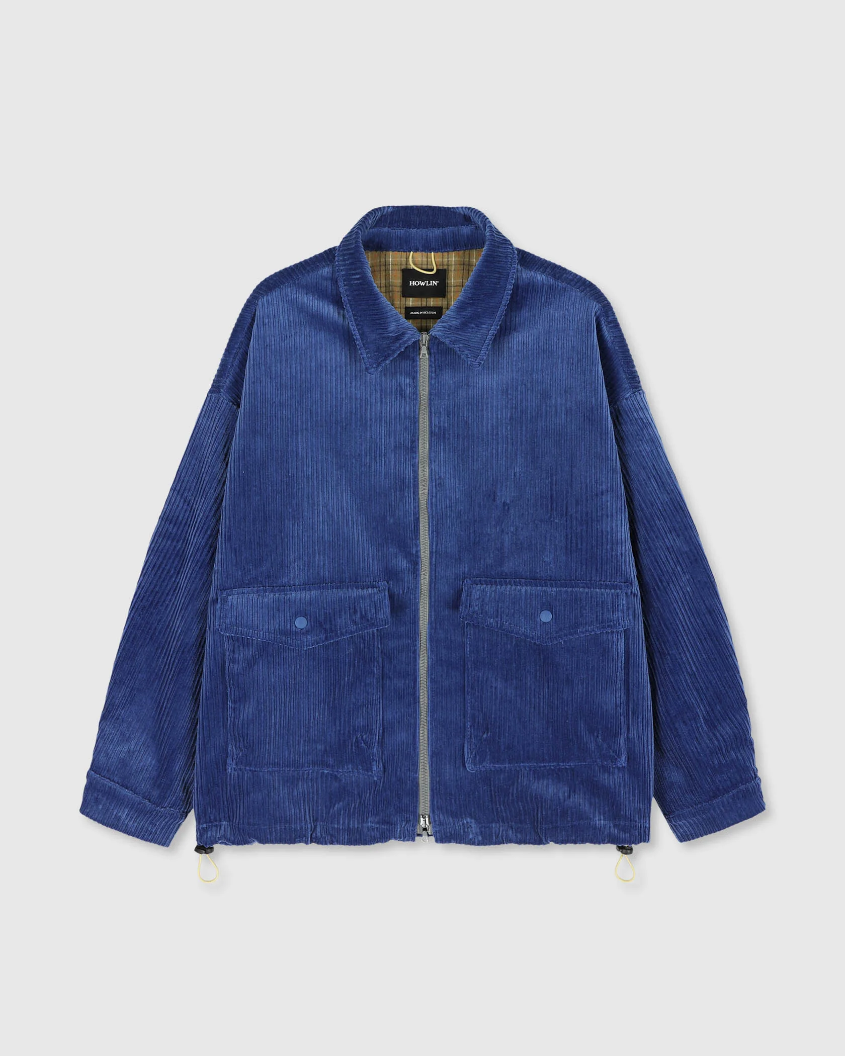 Boxy Swing Jacket - Corduroy Blue