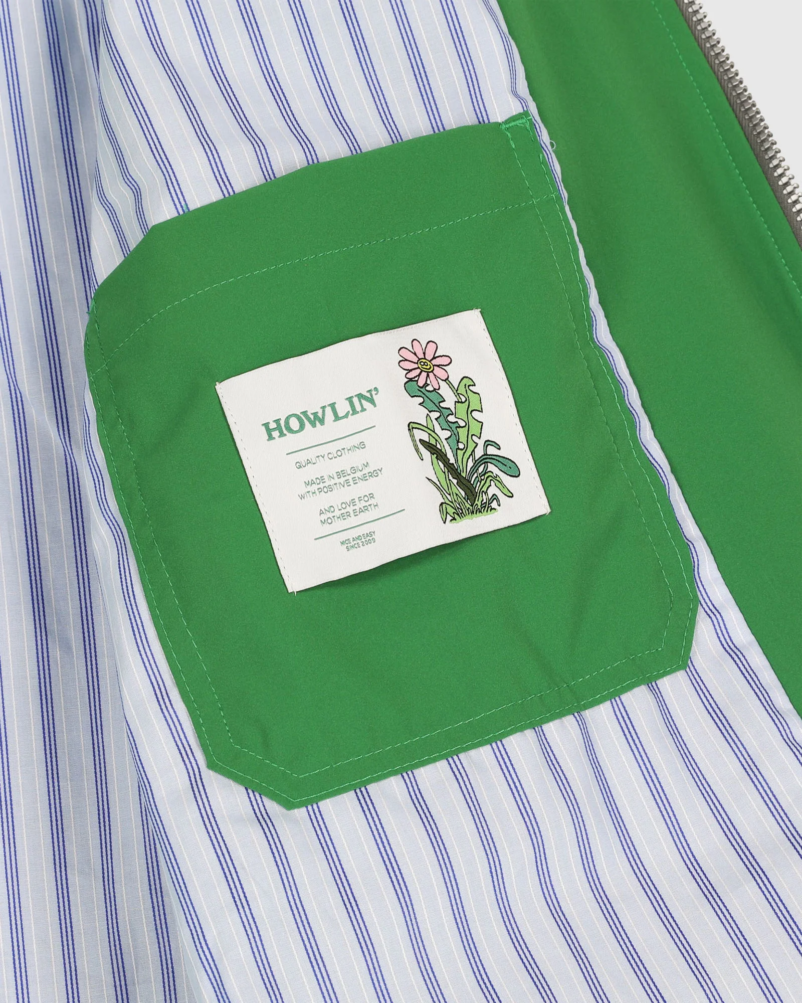 Boxy Swing Jacket - Eco Taffeta - Space Green - Image 7