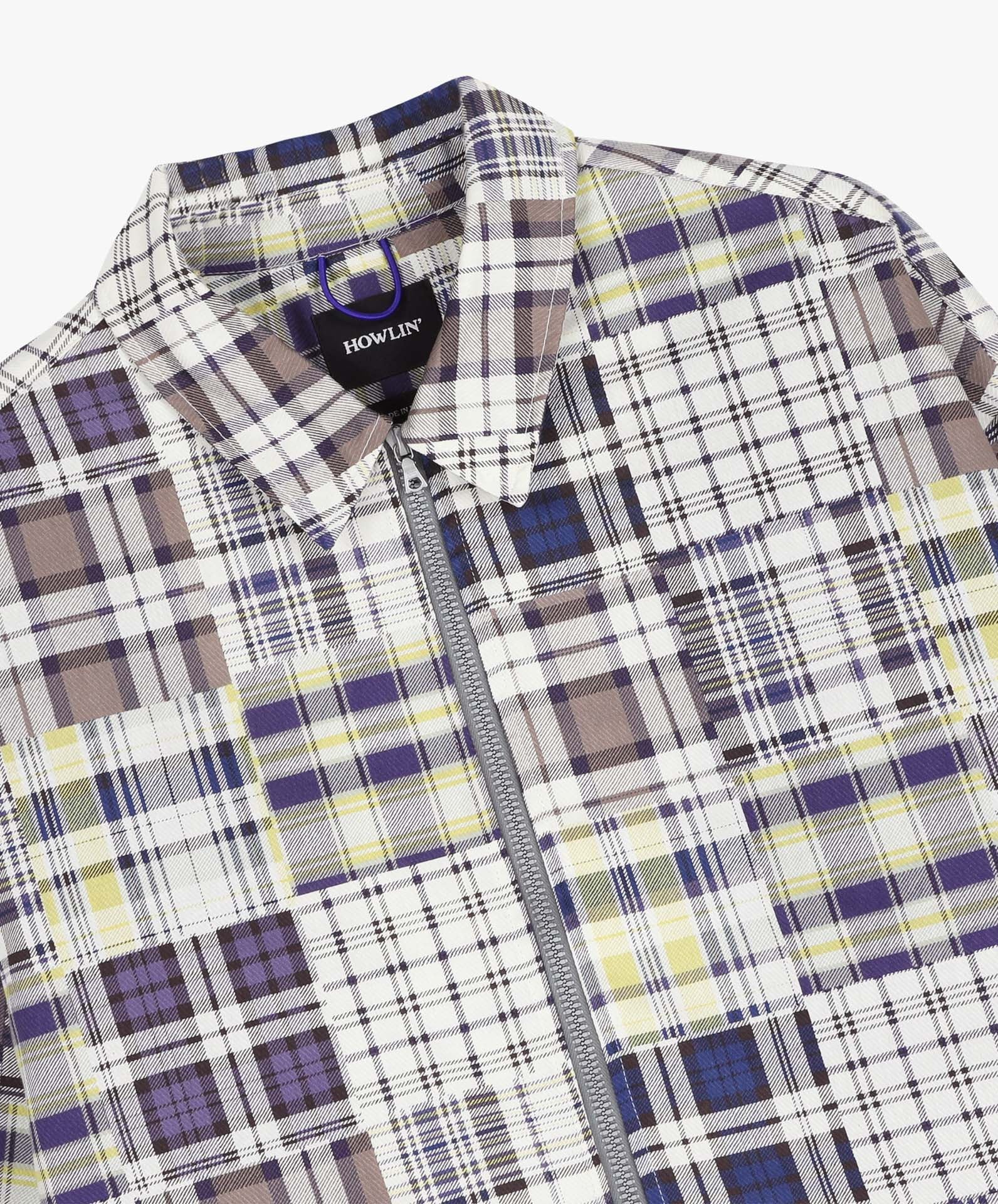 Boxy Swing Jacket - Fantasy - Blue Madras Mix - Image 6