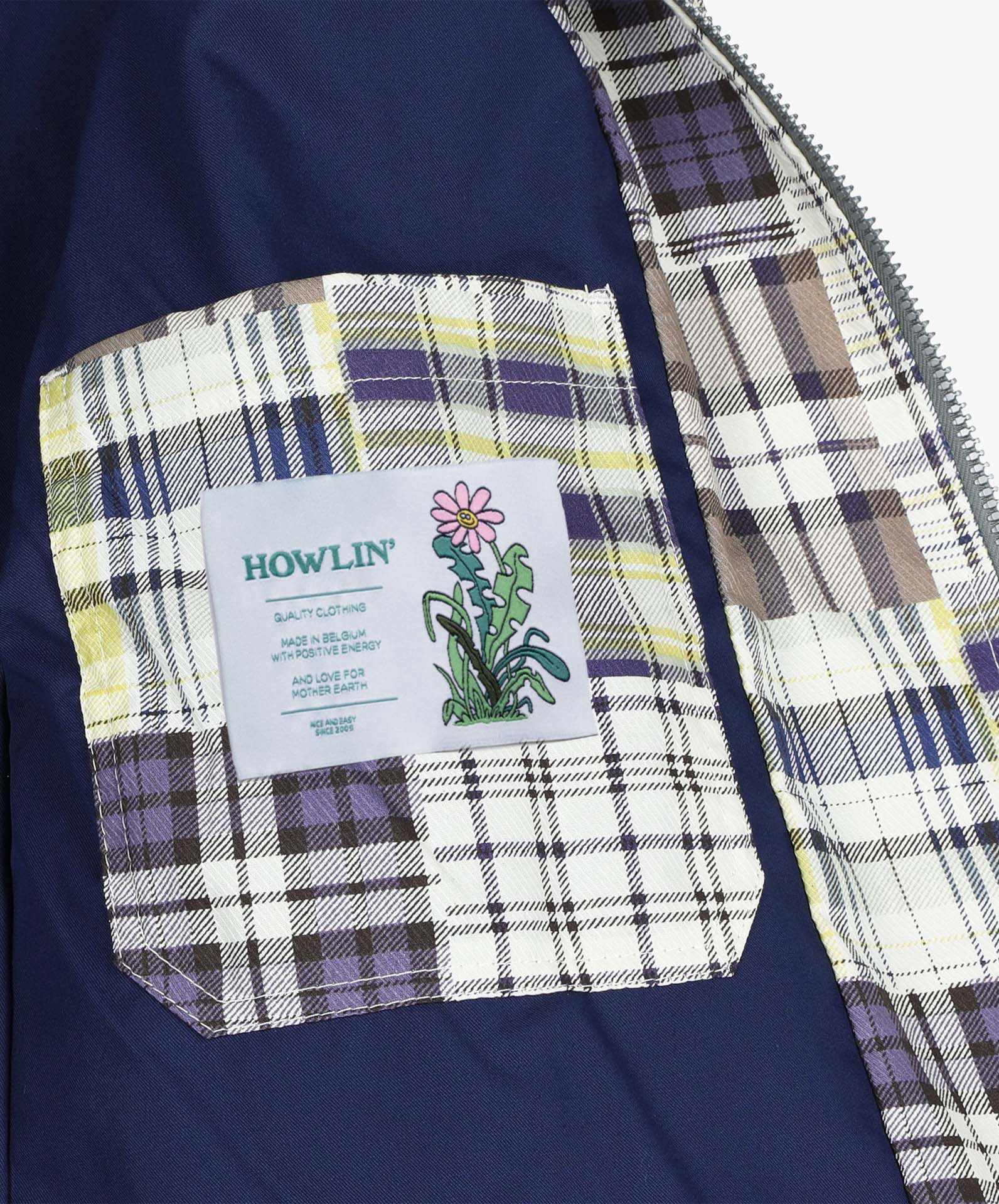 Boxy Swing Jacket - Fantasy - Blue Madras Mix - Image 9