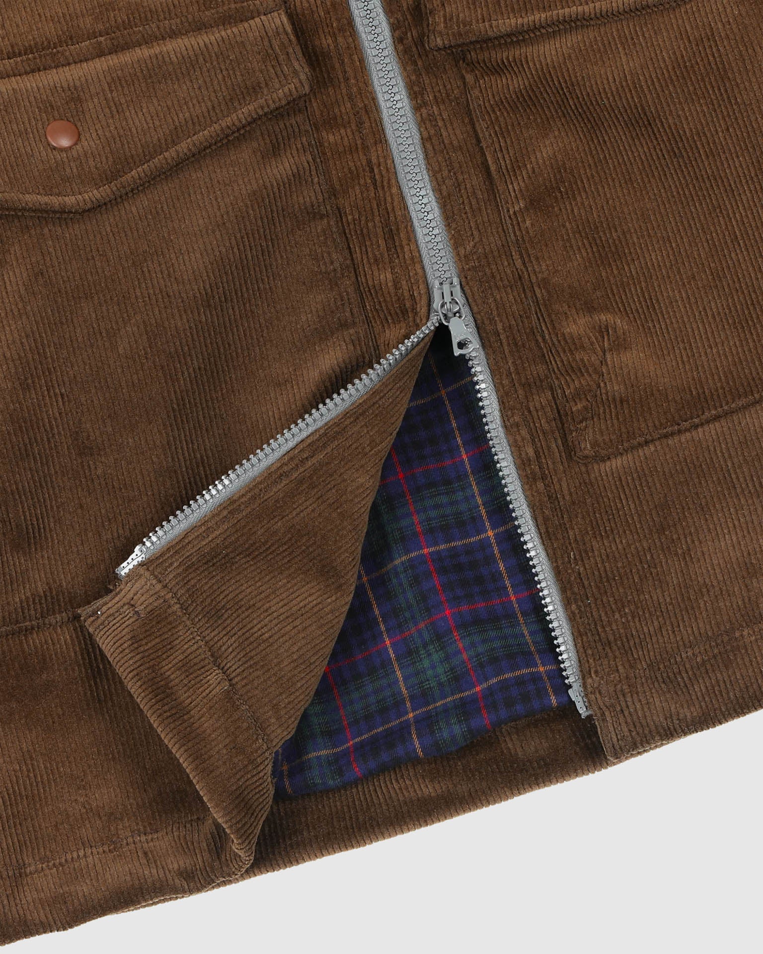 Boxy Swing Jacket For Women - Corduroy - Brown (Women) - Image 6