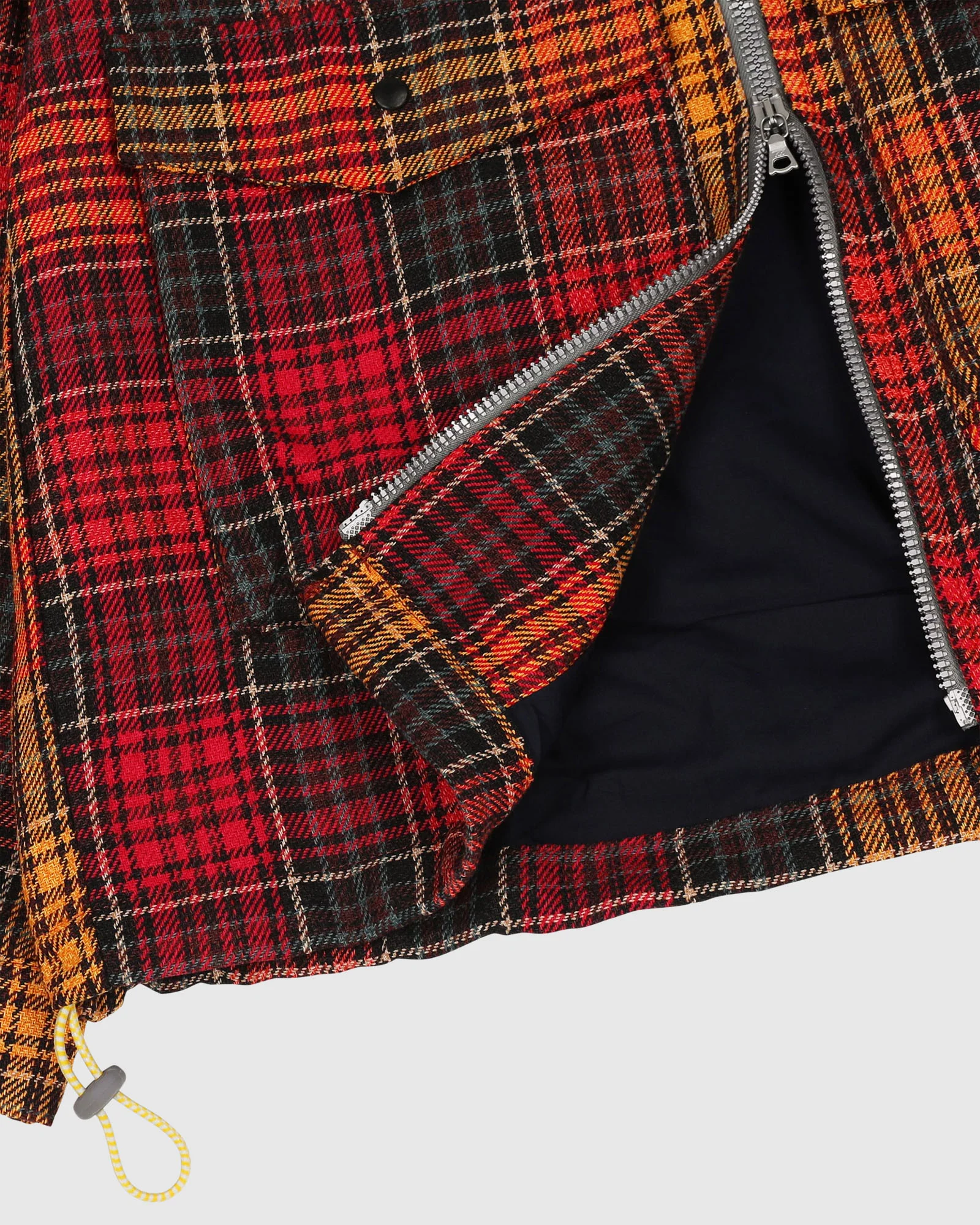 Boxy Swing Jacket For Women - Japanese Twill Check - Spaced Up (Women) - Image 5