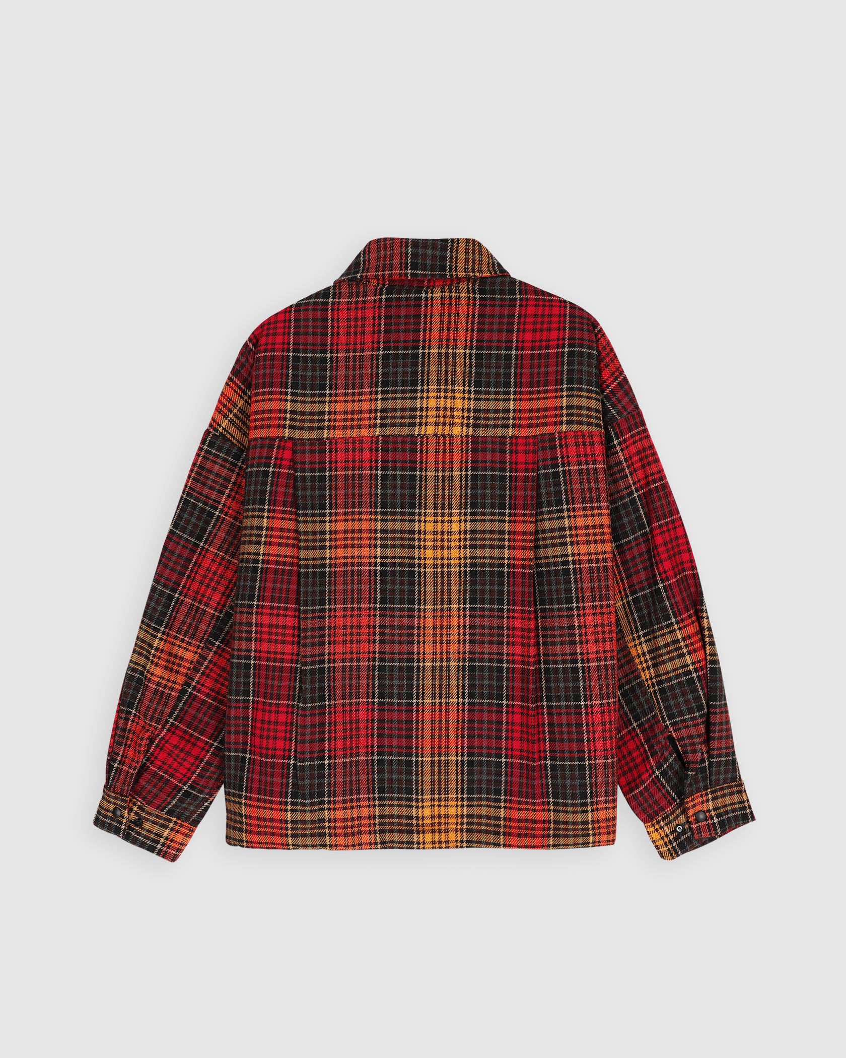Boxy Swing Jacket For Women - Japanese Twill Check - Spaced Up (Women) - Image 7