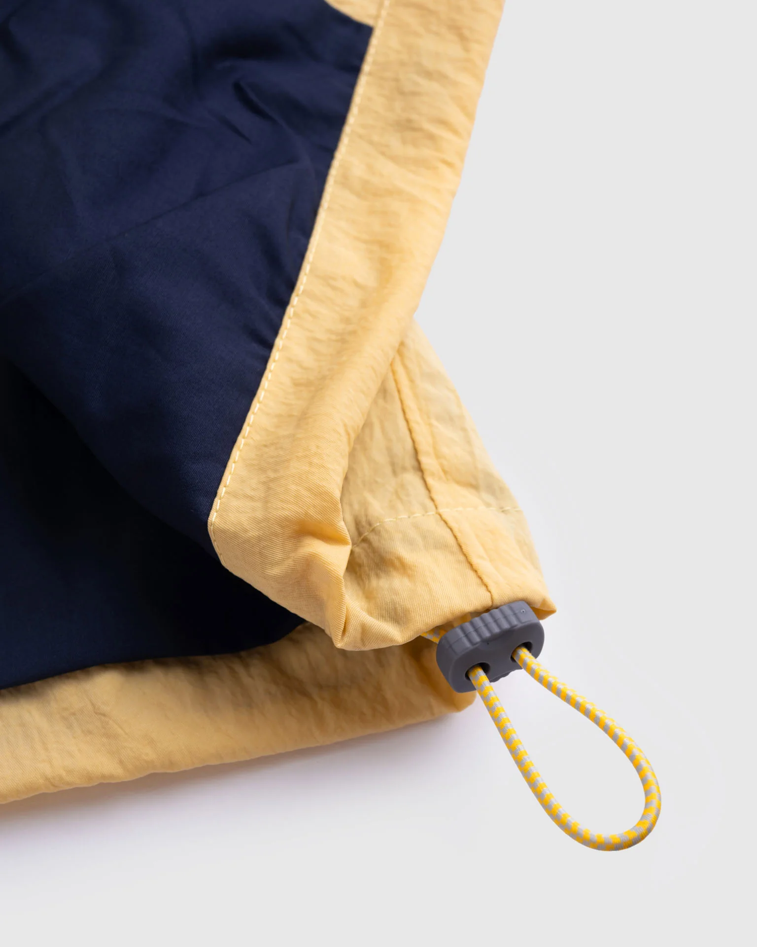 Boxy Swing Jacket - Grungy Japanese Nylon Twill - Yellow - Image 6
