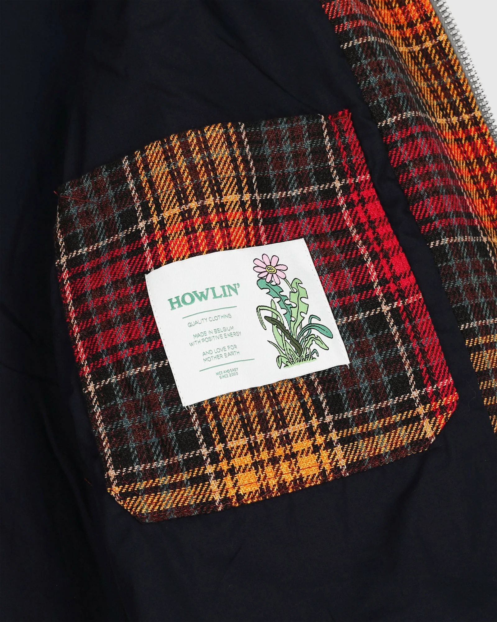 Boxy Swing Jacket - Japanese Twill Check - Spaced Up - Image 4