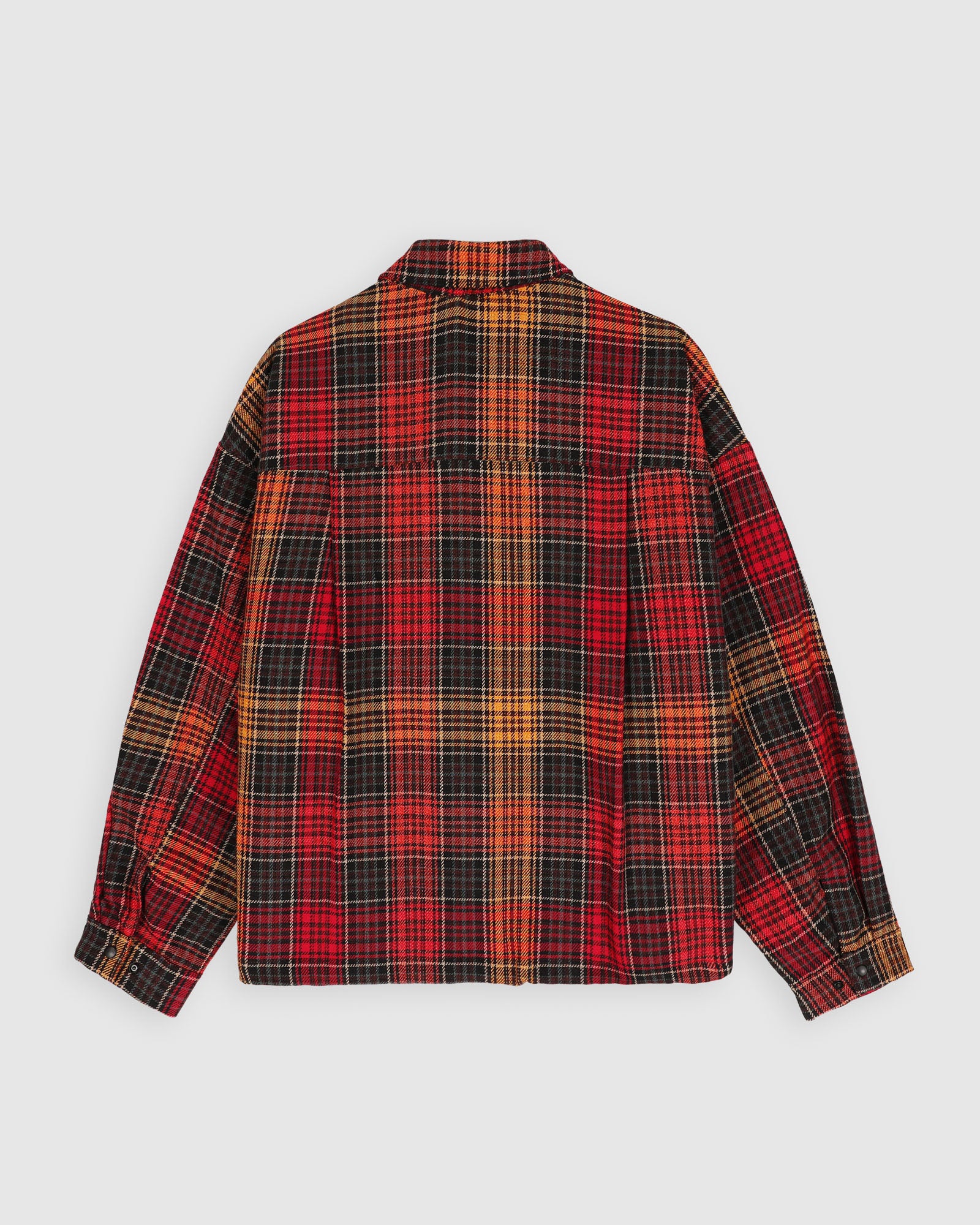Boxy Swing Jacket - Japanese Twill Check - Spaced Up - Image 6