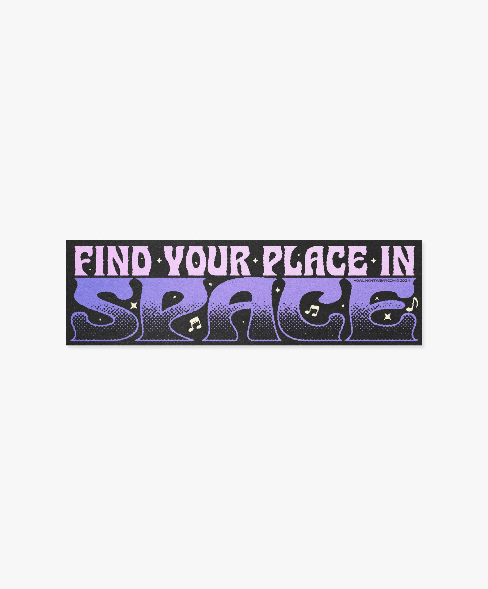 Find Your Place In Space Bumper Sticker - Image 4