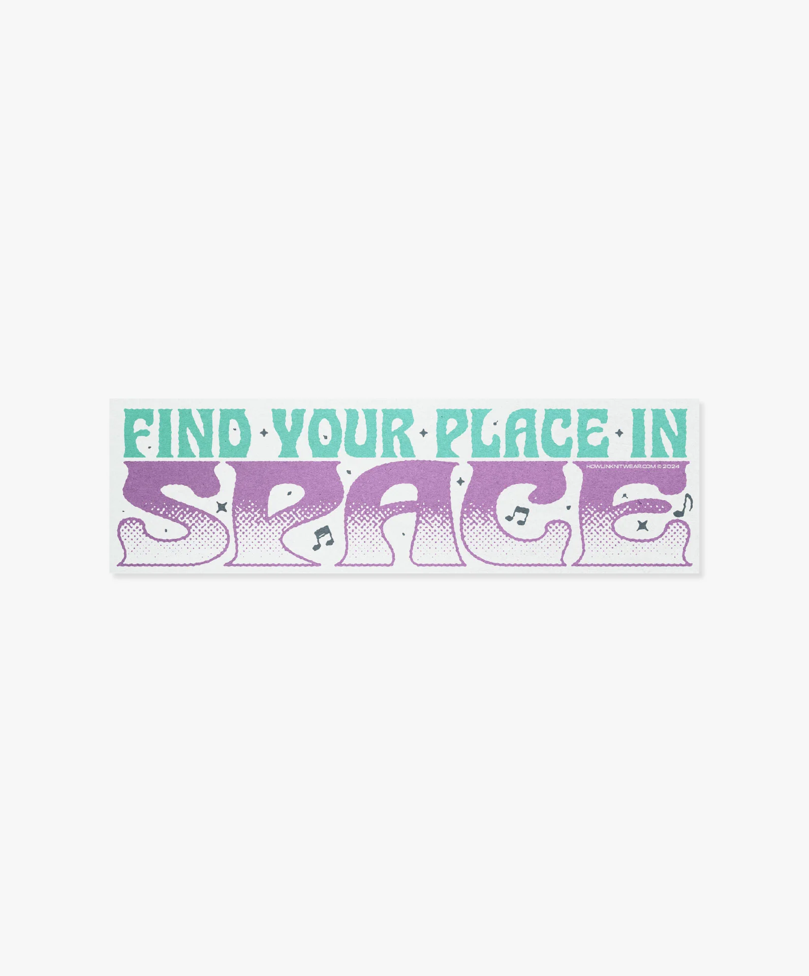 Find Your Place In Space Bumper Sticker - Image 5