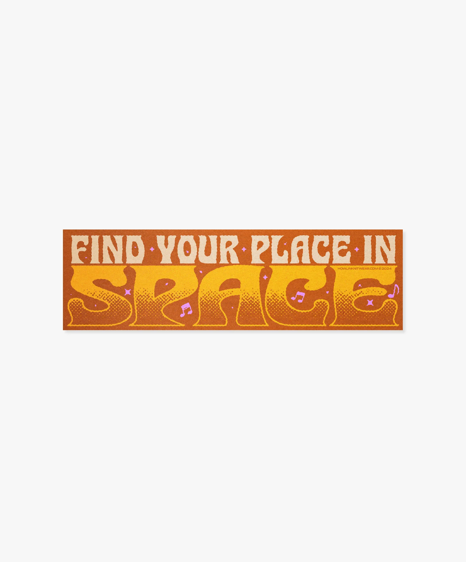 Find Your Place In Space Bumper Sticker - Image 6
