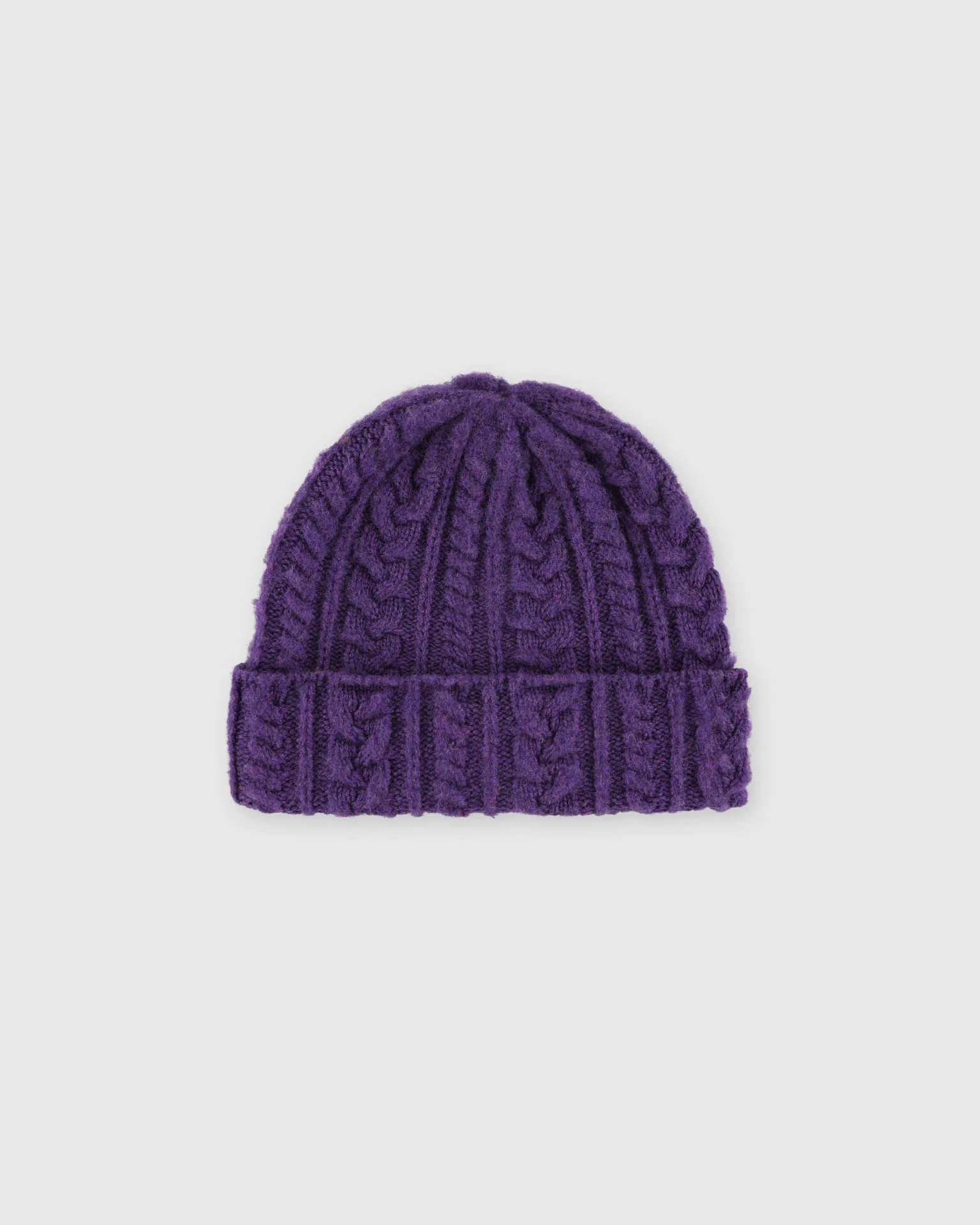 Cable Festival Hat - Violet Dream