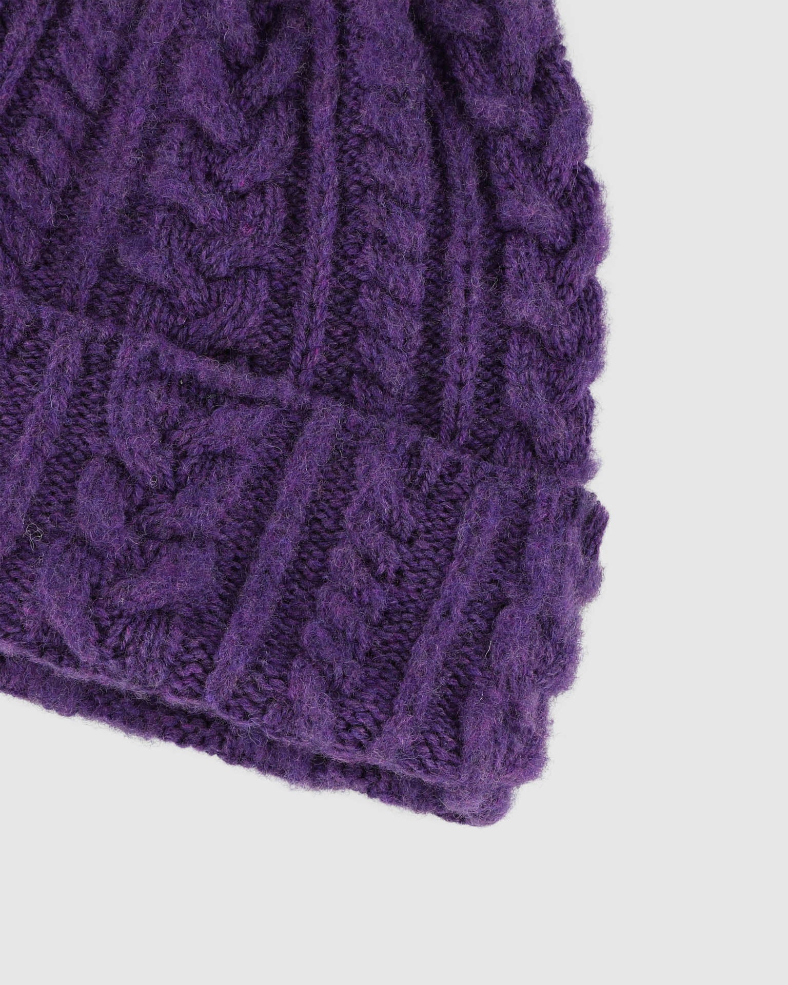 Cable Festival Hat - Violet Dream - Image 3