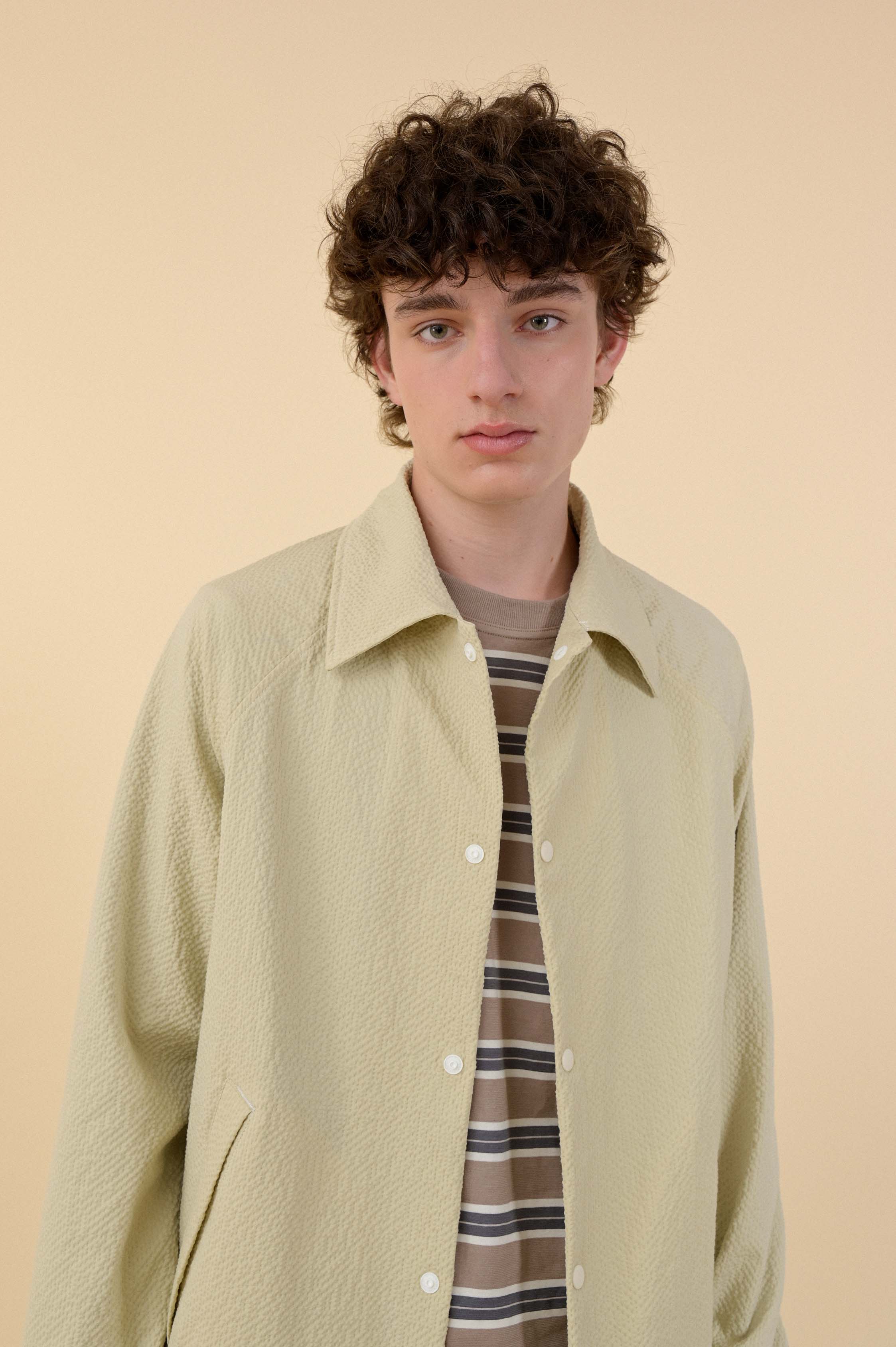 Coach Your Jacket - Ecru Seersucker - Image 5