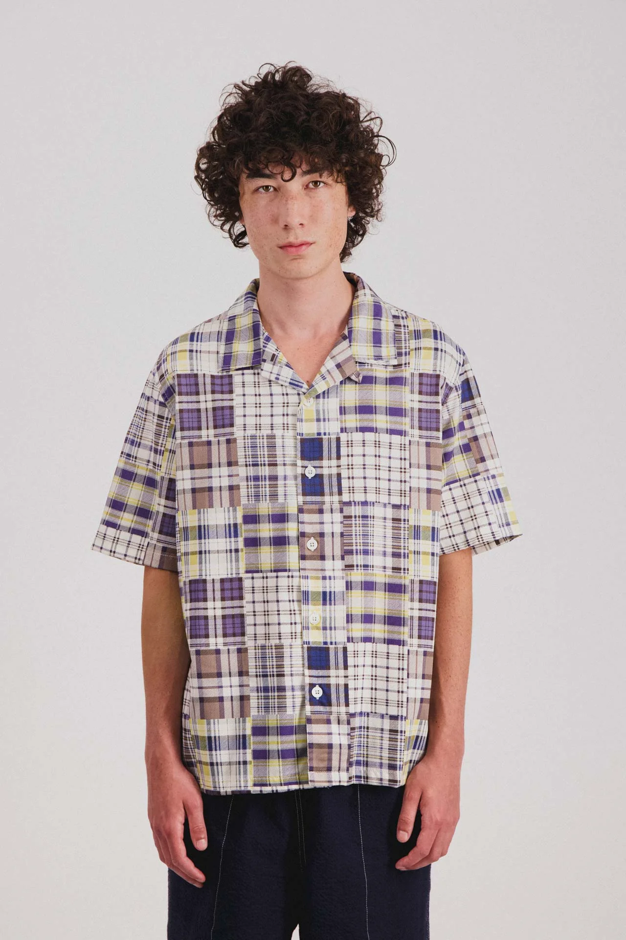 Cocktail D’Amore Shirt - Blue Madras Mix - Image 2