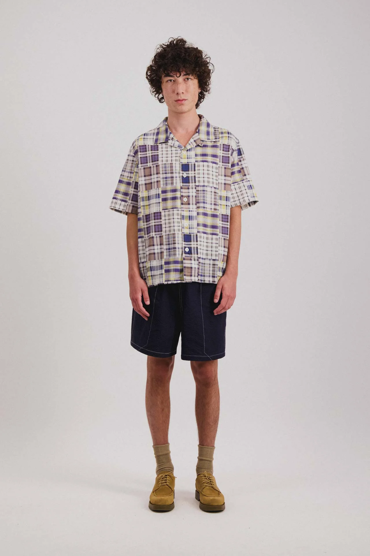 Cocktail D’Amore Shirt - Blue Madras Mix - Image 3