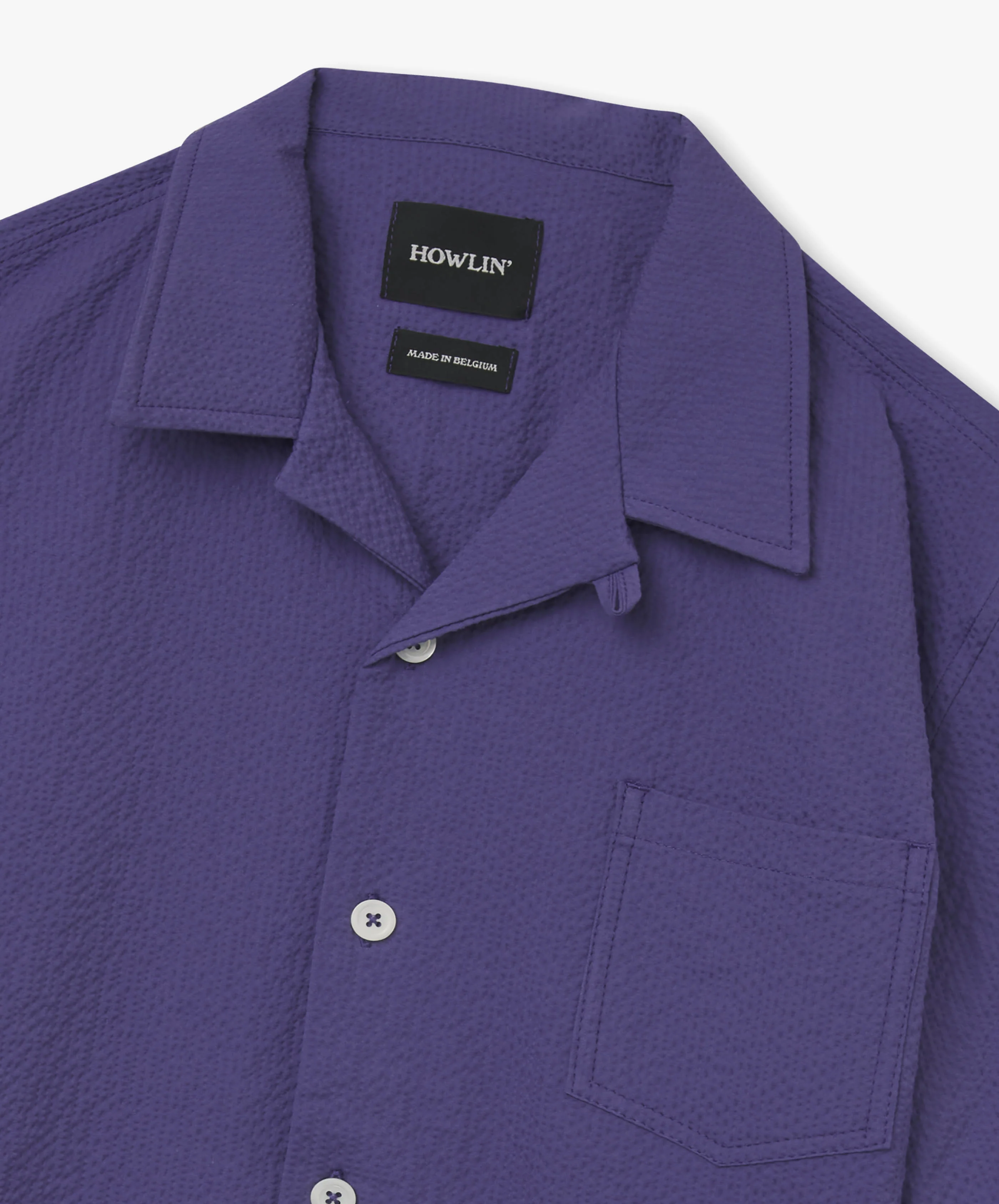 Cocktail Shirt - Purple Seersucker - Image 2