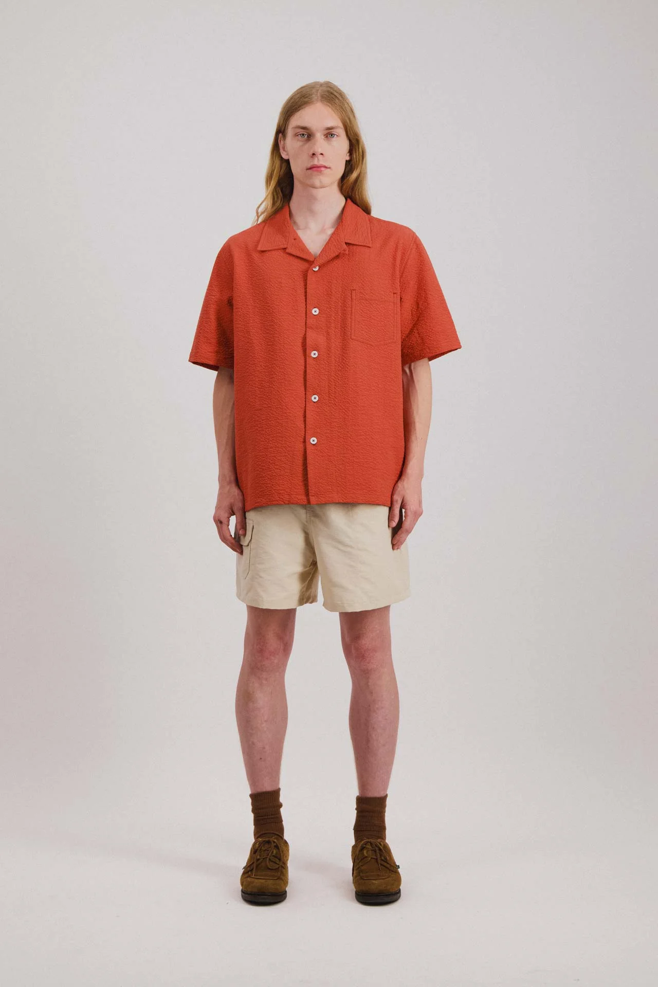 Cocktail Shirt - Seersucker - Red - Image 4