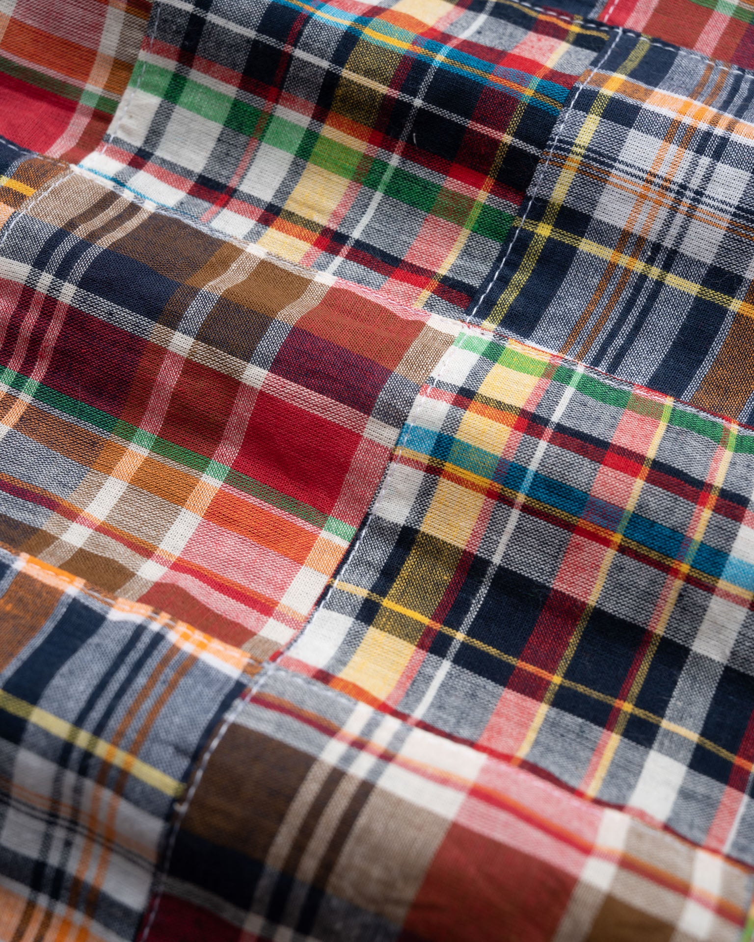 Cocktails For The Girls Please Shirt - Multi Madras Patchwork (Women) - Image 6