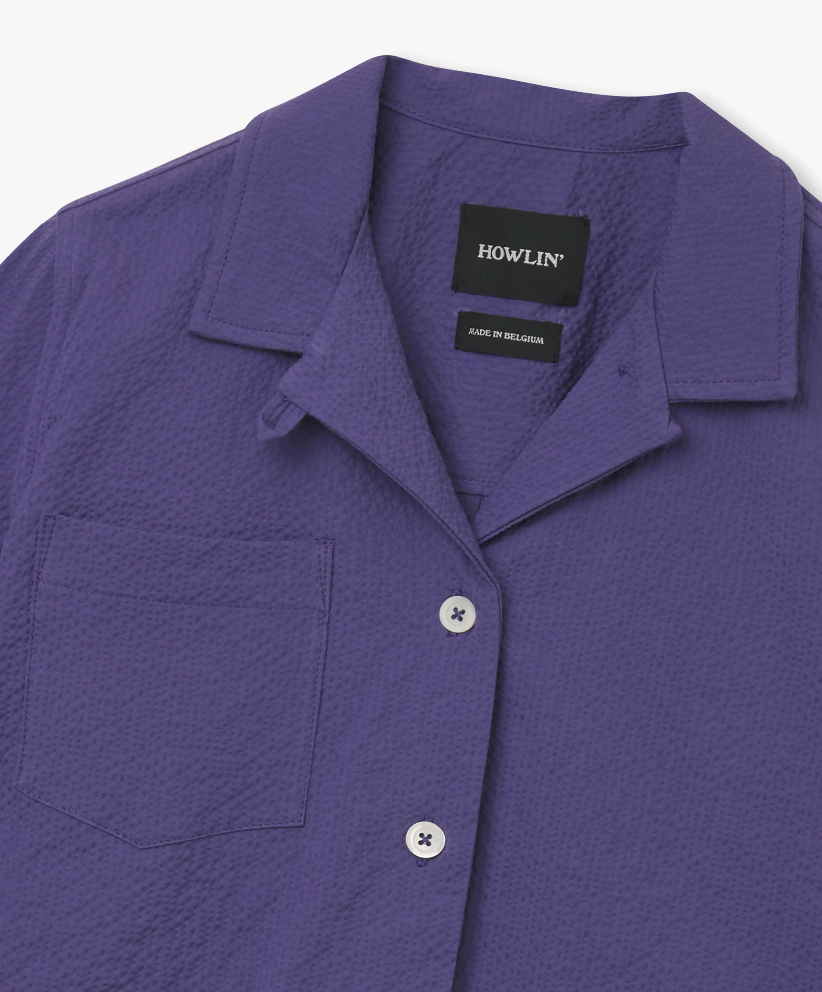 Cocktails For The Girls Please Shirt - Purple Seersucker (Women) - Image 3