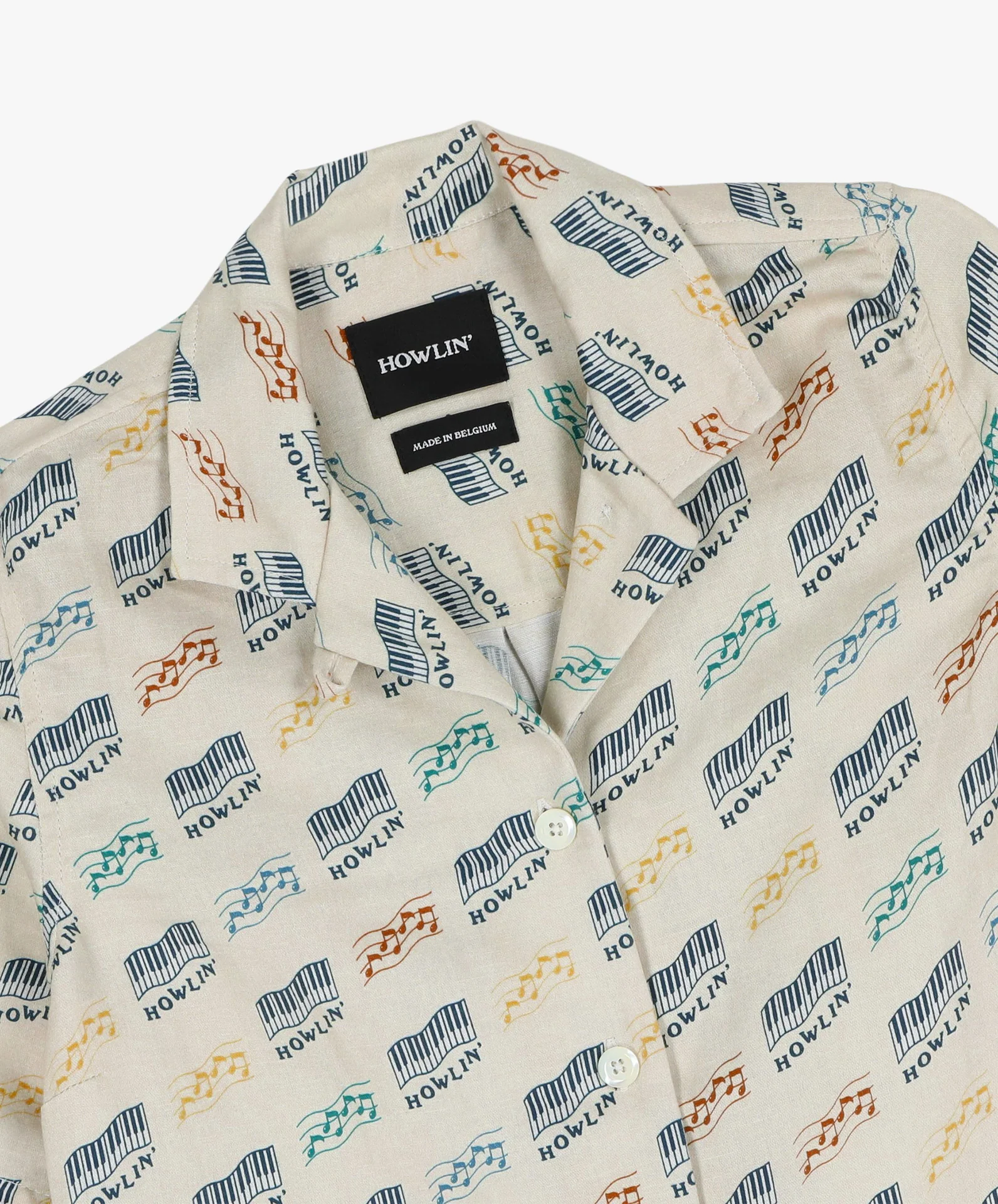 Cocktails For The Girls Please Shirt - Sand Howlin' Piano Hemp Print (Women) - Image 4