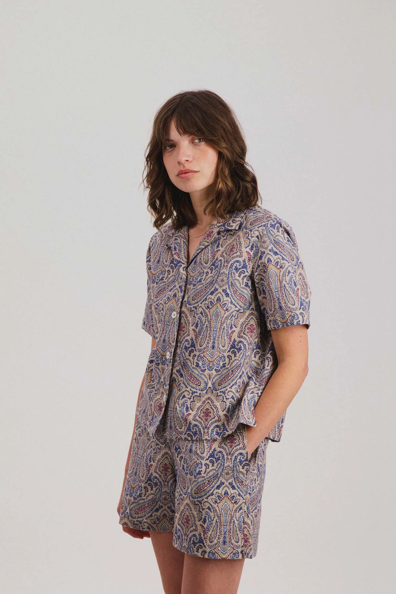 Cocktails For The Girls shirt - Fantasy - Sand Psych Paisley (Women) - Image 3