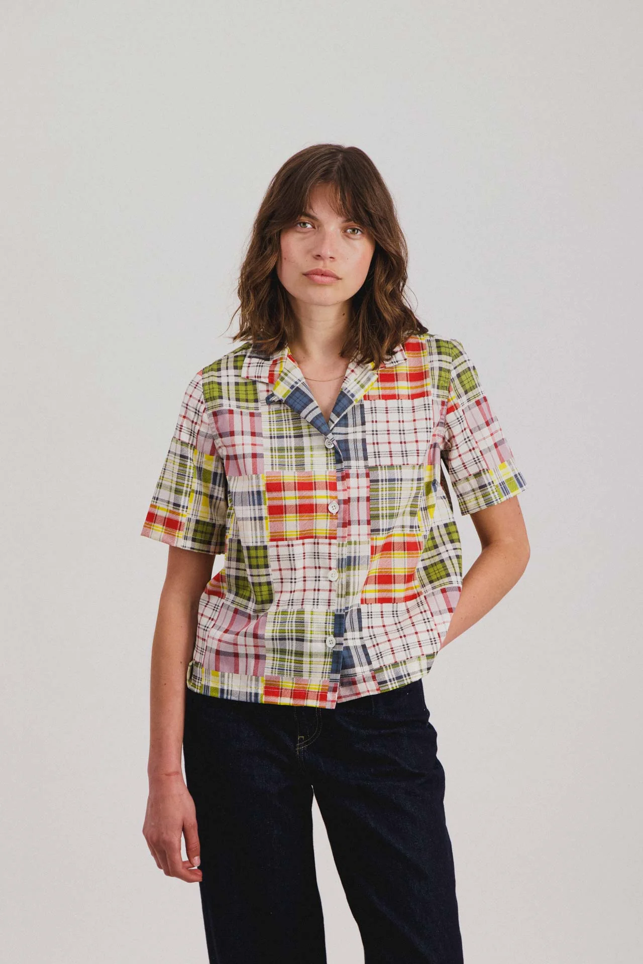Cocktails For The Girls shirt - Fantasy - Tropical Madras Mix (Women) - Image 4