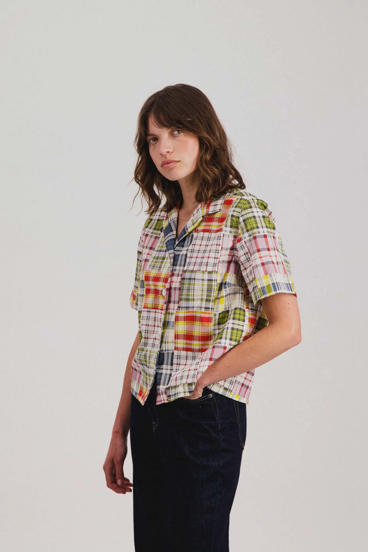 Cocktails For The Girls shirt - Fantasy - Tropical Madras Mix (Women) - Image 5