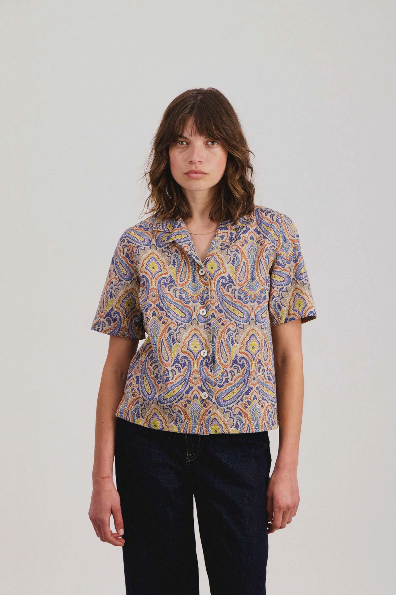 Cocktails For The Girls shirt - Fantasy - Tropical Psych Paisley (Women) - Image 2