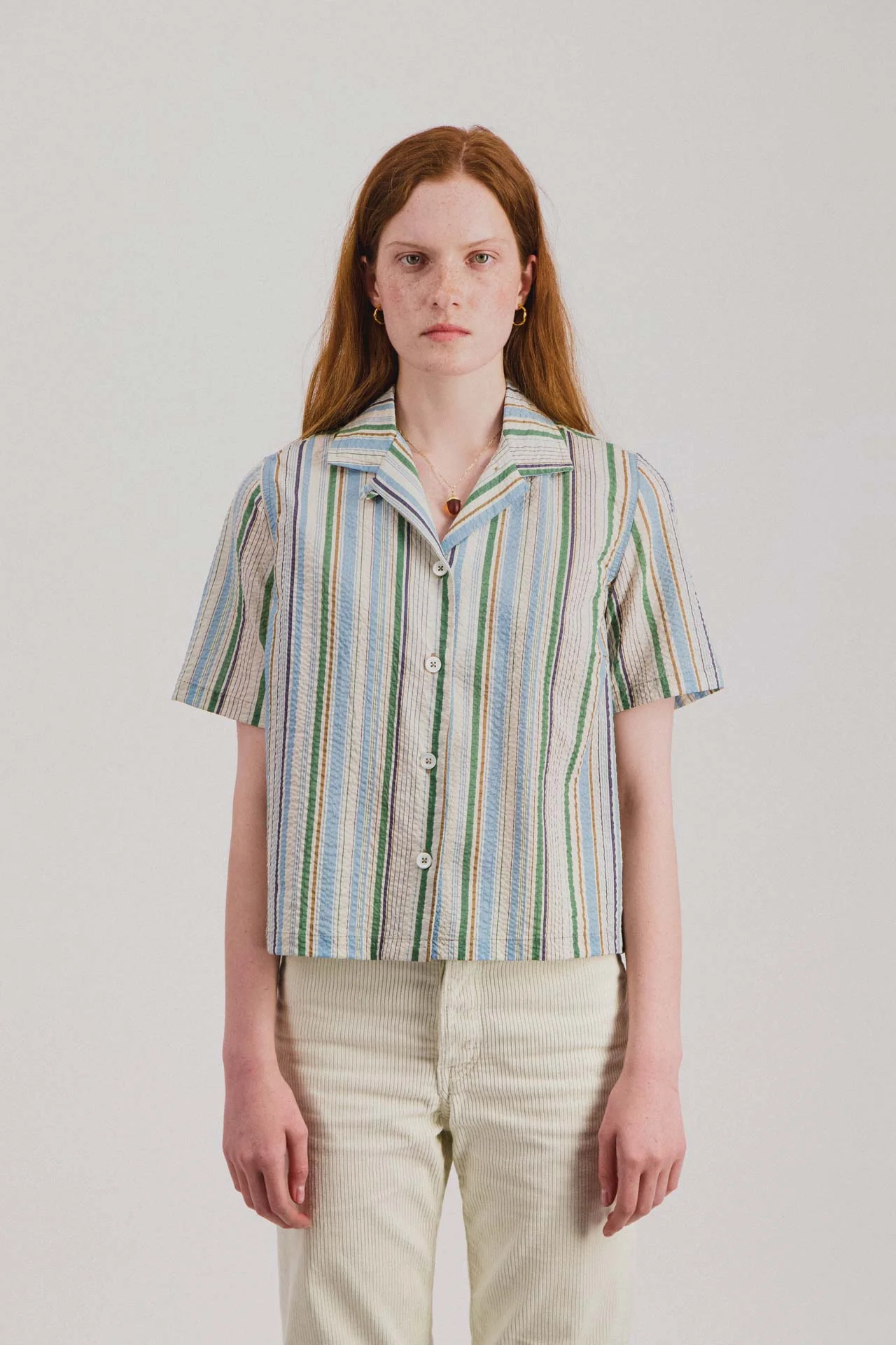 Cocktails For The Girls shirt - Fantasy - Tropical Stripes (Women) - Image 2