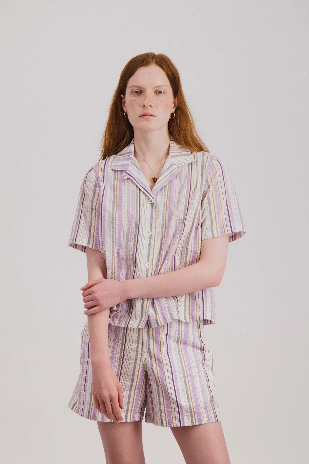 Cocktails For The Girls shirt - Fantasy - Violet Stripes (Women) - Image 4