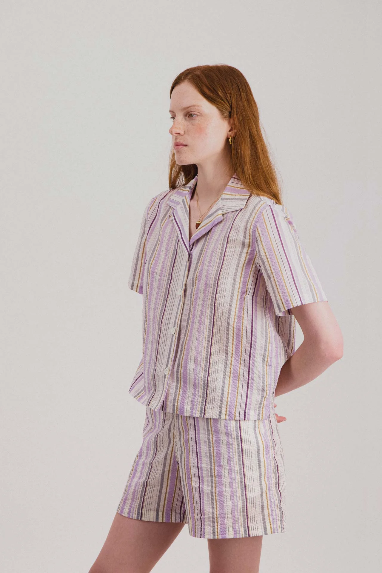Cocktails For The Girls shirt - Fantasy - Violet Stripes (Women) - Image 5