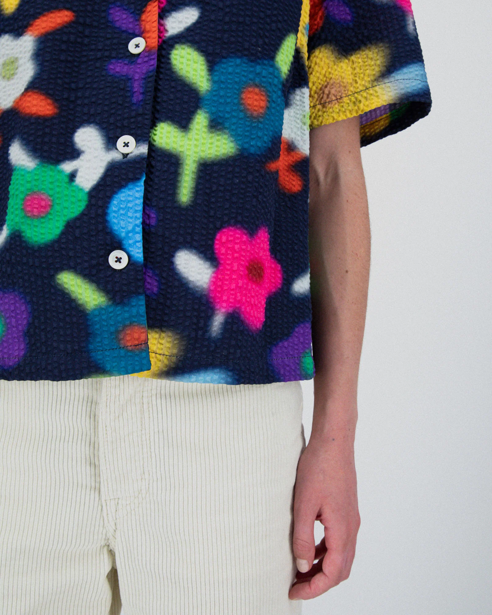 Cocktails For The Girls shirt - Trippy Flowers - Space (Women) - Image 4