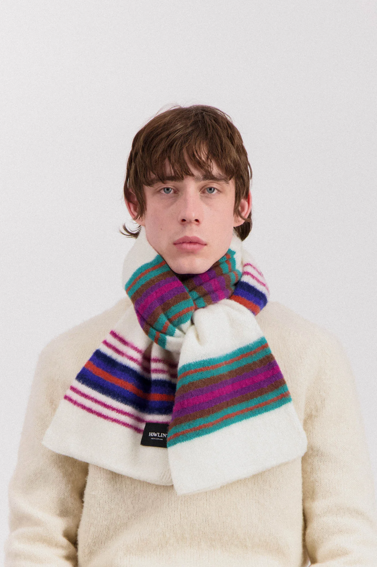 College Fun Scarf - Ecru - Image 2