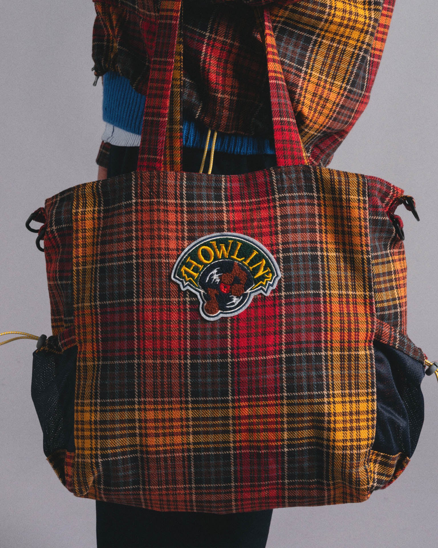 Cosmic Bag - Japanese Twill Check - Spaced Up - Image 3