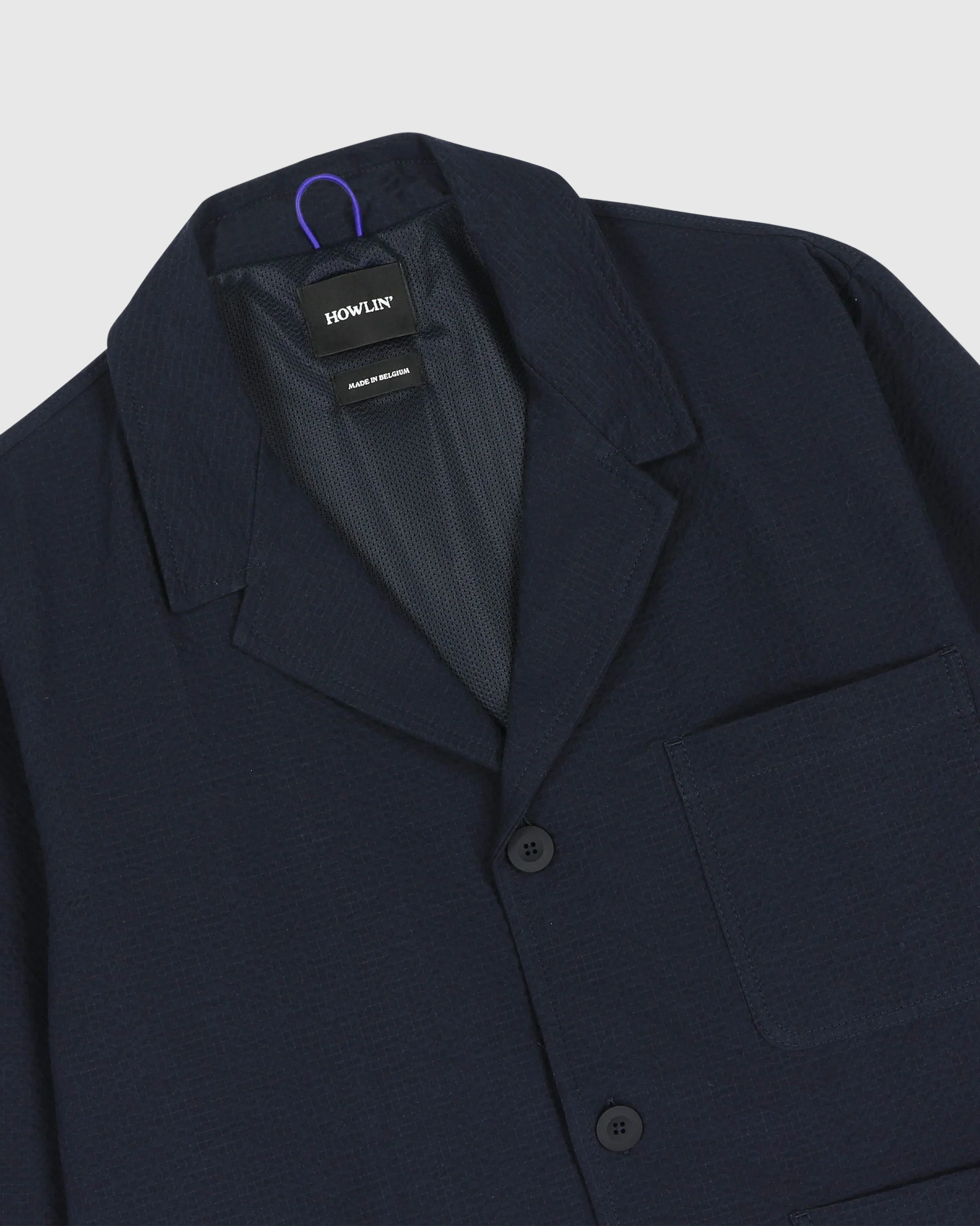 Cosmic Blazer - Seersucker - Navy - Image 6