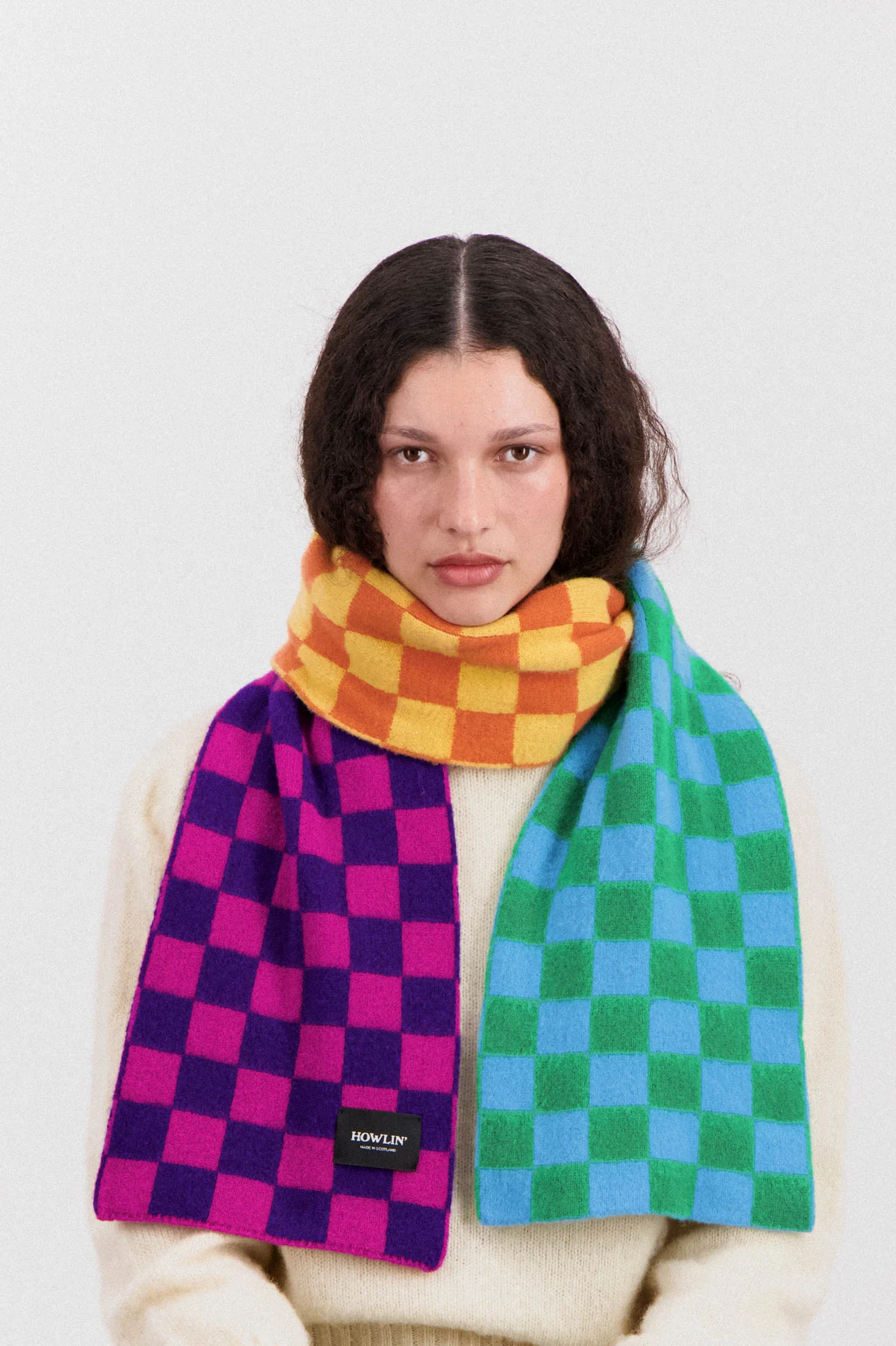 Cosmic Checkerboard Scarf - Astro - Image 3