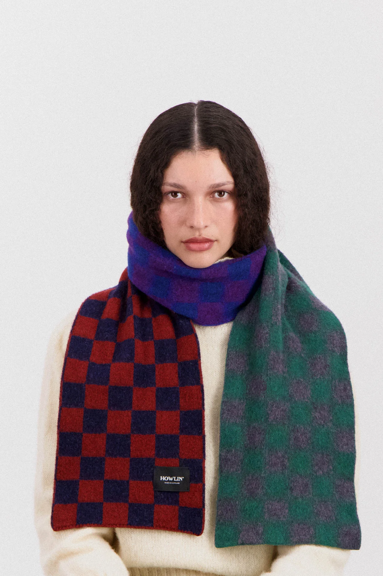 Cosmic Checkerboard Scarf - Nevermind - Image 3