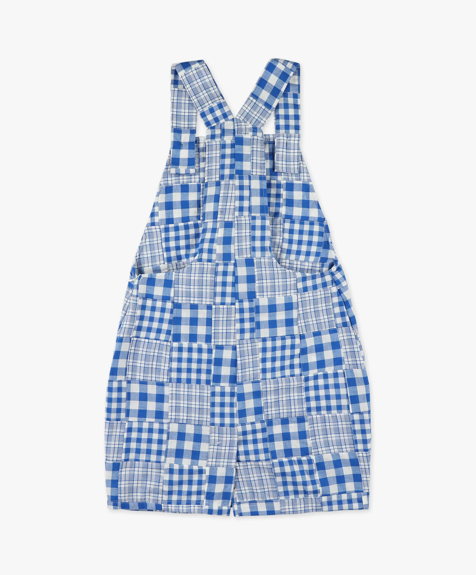 Cosmic Dress - Blue Madras Patchwork (Women) - Image 7
