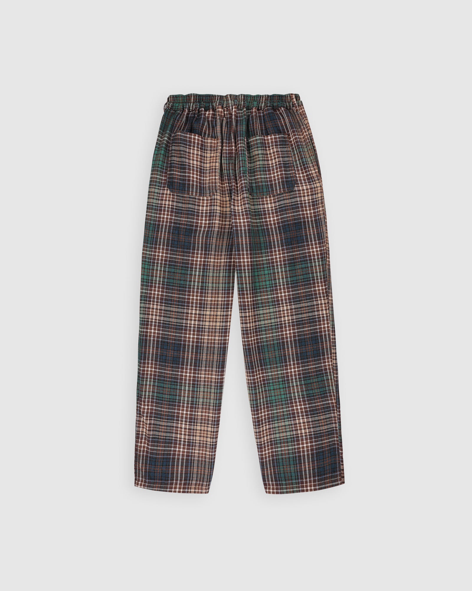 Cosmic Pants - Japanese Twill Check - Brown - Image 4