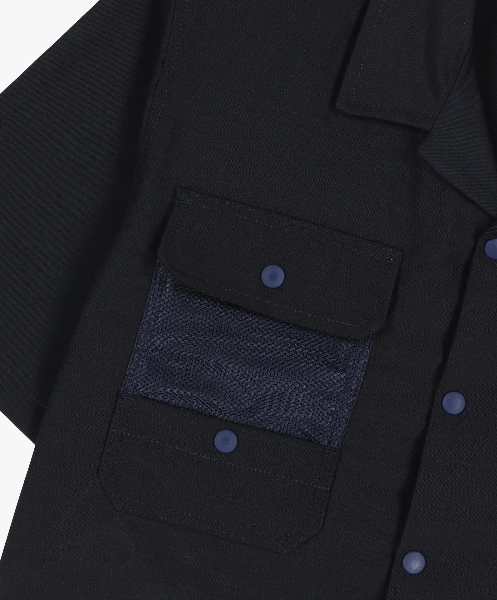 Cosmic Safari Shirt - Navy Water Repellent Nylon - Image 6