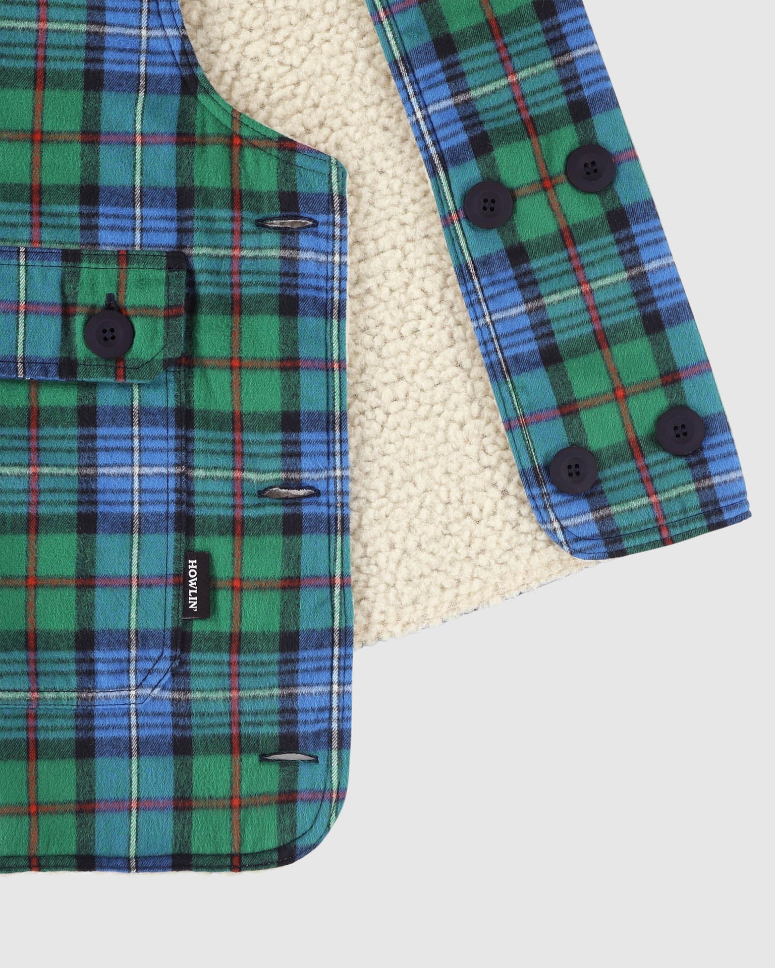 Cosmic Vest - Tartan - Blue - Image 6