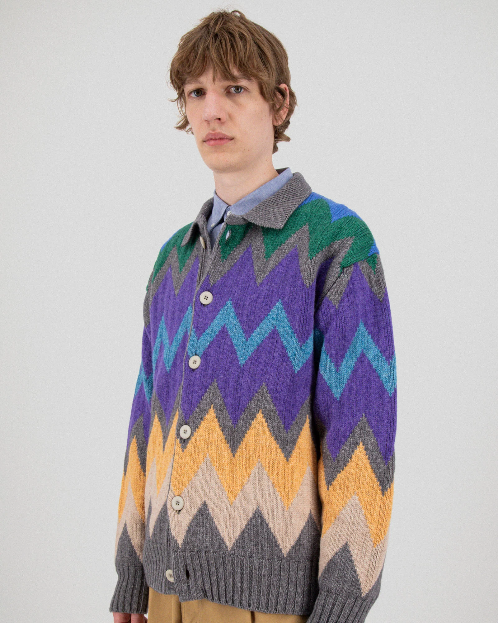 Dark Star Cardigan - Steely Cloud - Image 4
