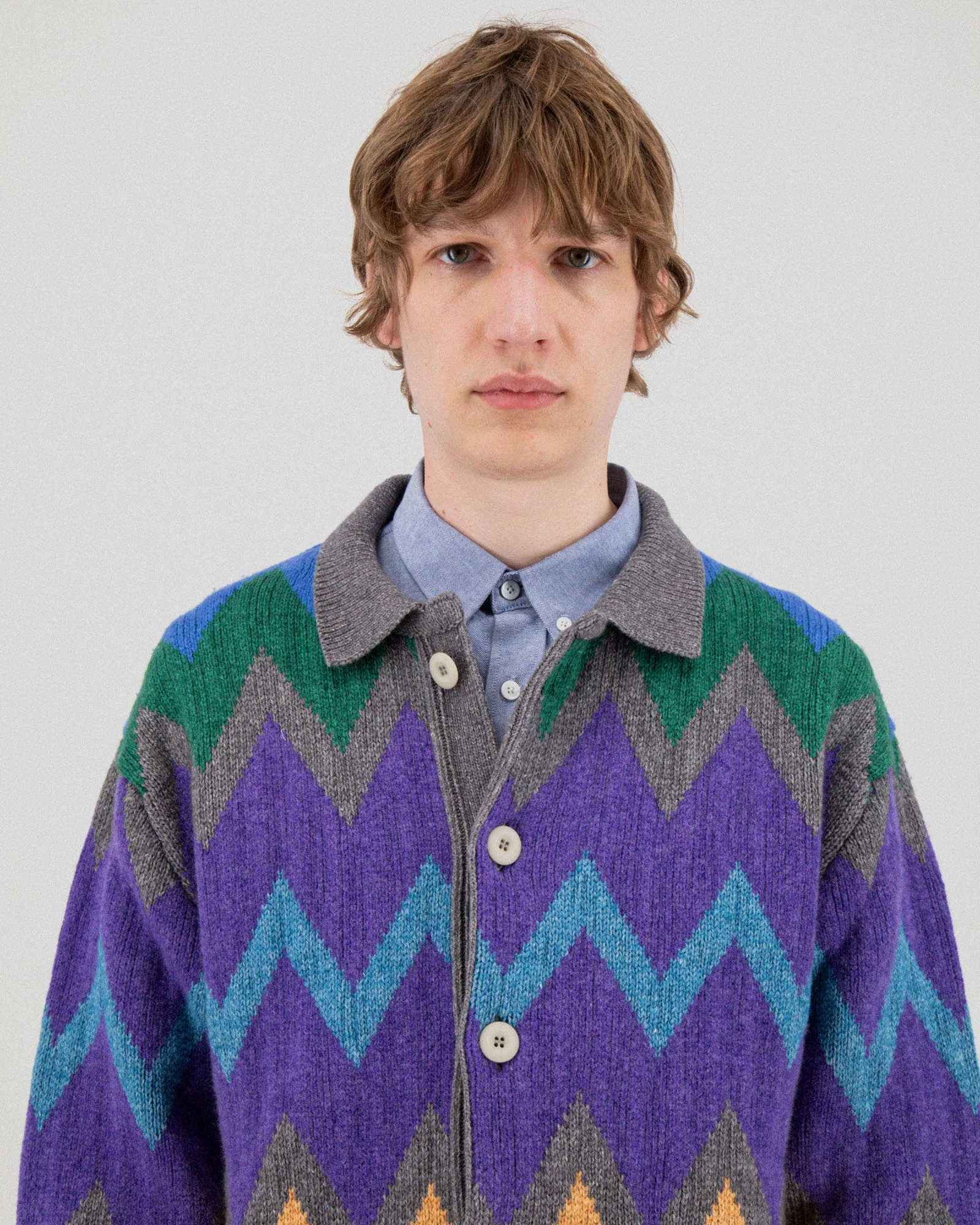 Dark Star Cardigan - Steely Cloud - Image 5